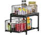 Kitchen Sink Organizer – 2 Tier Under Sink Storage Rack