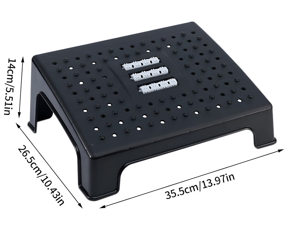 Foot Rest with Massage Roller – Ergonomic Leg Support for Home & Office