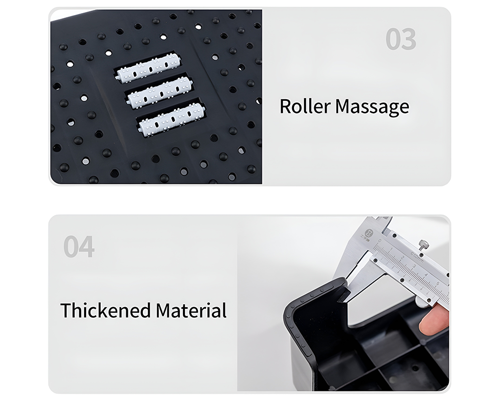 Foot Rest with Massage Roller – Ergonomic Leg Support for Home & Office