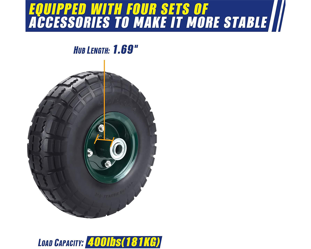 Go Cart Wheels Cart Tire Wheel Barrow Wheels Trolley Wheels