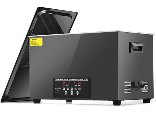 30L Ultrasonic Cleaner with 1200W Digital Timer & Degas Function