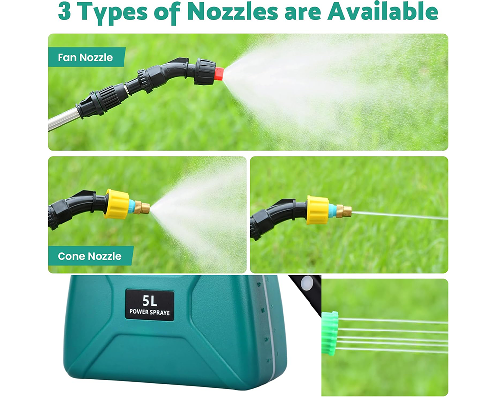 Electric Garden Sprayer Battery Powered Electric Garden Sprayer with Wand