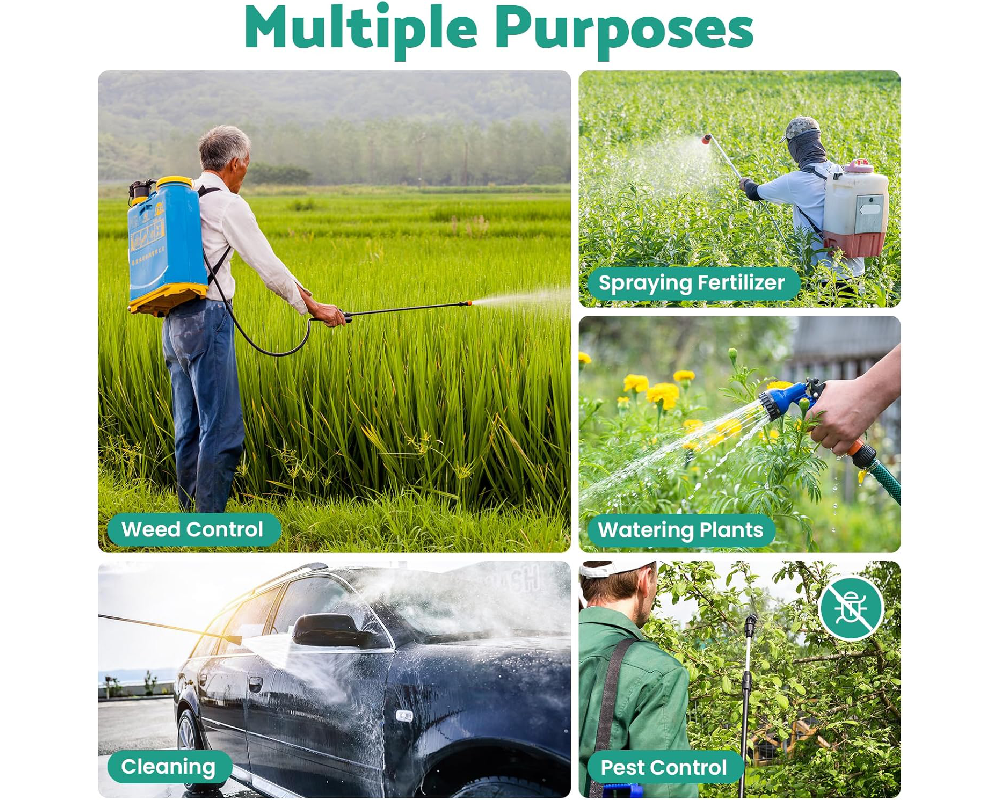 Electric Garden Sprayer Battery Powered Electric Garden Sprayer with Wand