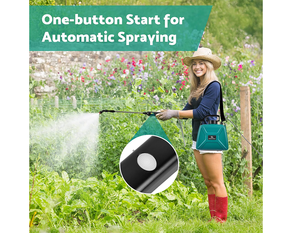 Electric Garden Sprayer Battery Powered Electric Garden Sprayer with Wand