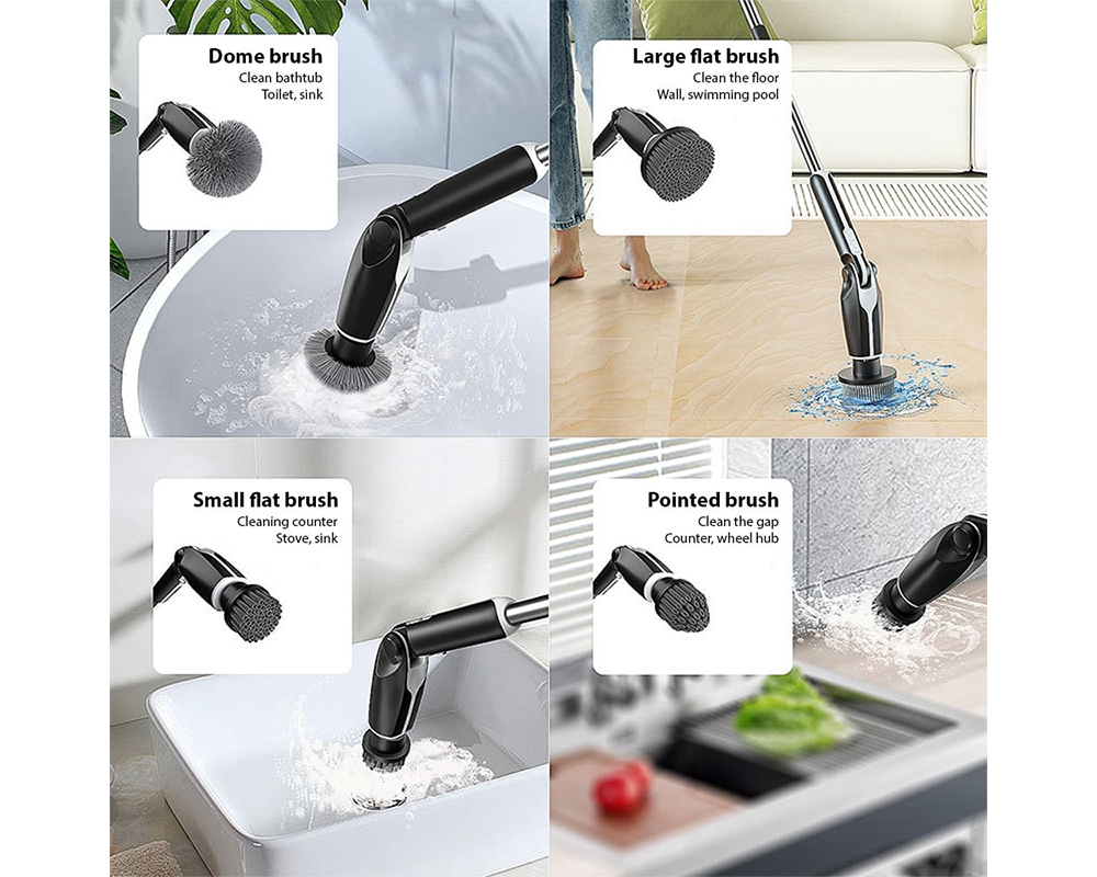 Cordless Scrubber Electric Cleaning Brush