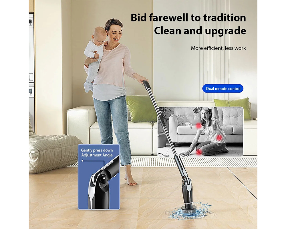Cordless Scrubber Electric Cleaning Brush
