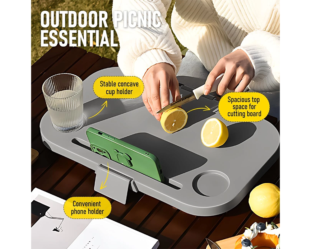 Picnic Basket & Camping Storage Basket – Foldable, Large Capacity Outdoor Box