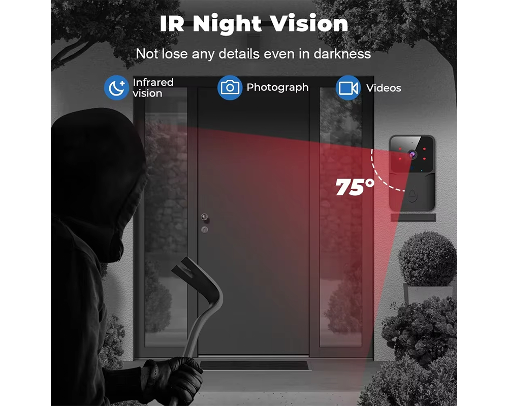 Smart Doorbell Camera Wireless