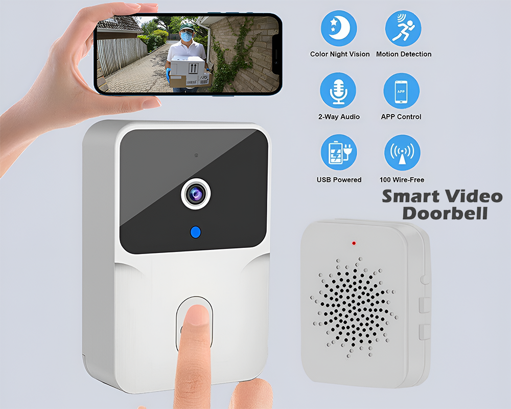 Smart Doorbell Camera Wireless