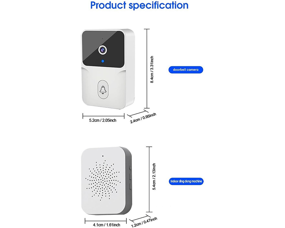 Smart Doorbell Camera Wireless