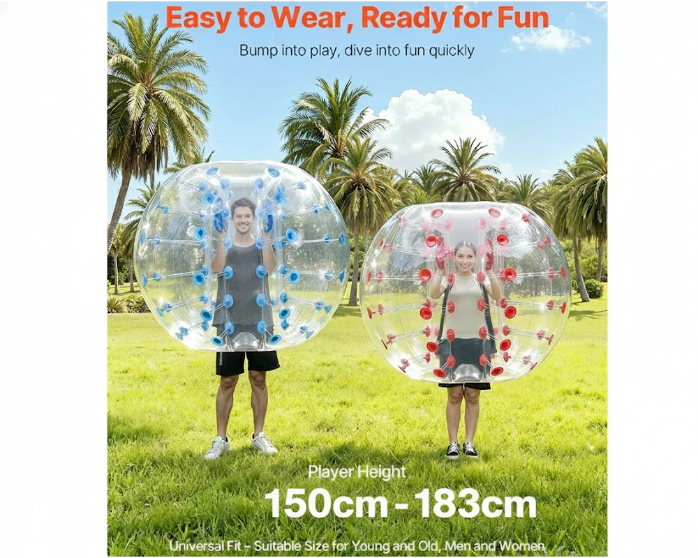 1.5M Sumo Zorb Balls Inflatable Bumper Balls