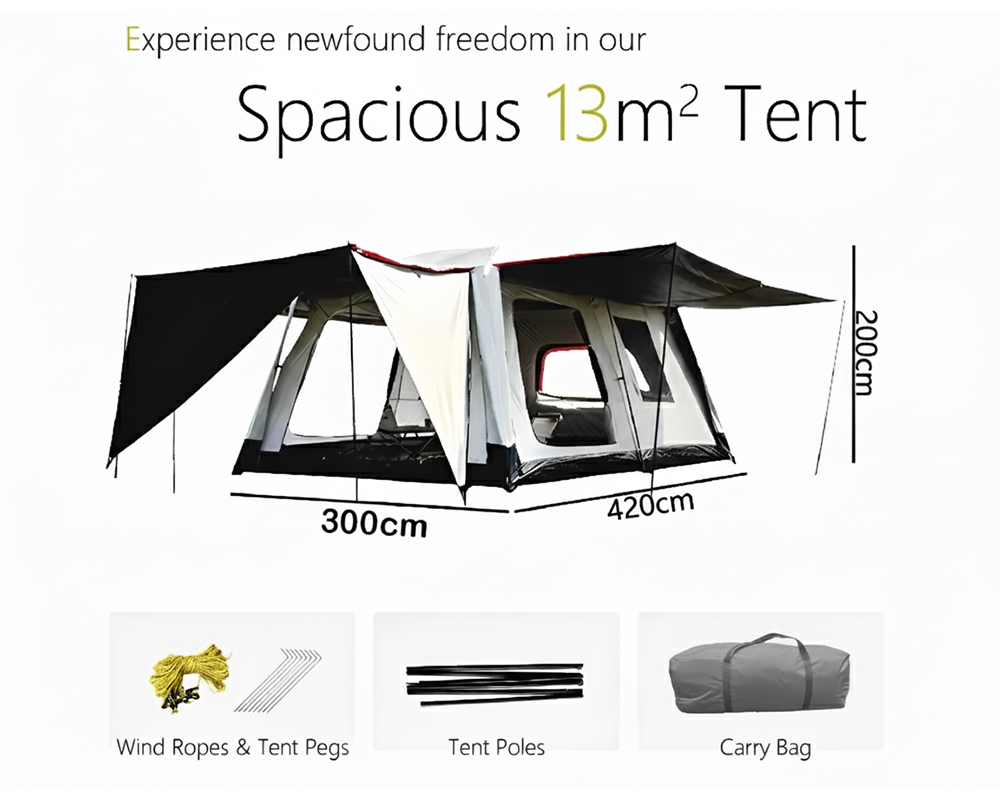 Camping Tent 8-10 People Family Tent