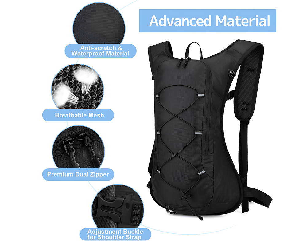Hydration Backpack Pack with 2L Water Bladder