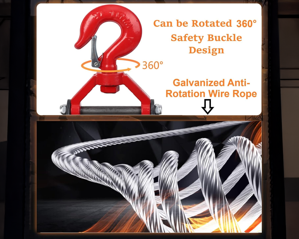 Portable Electric Hoist with Remote Control