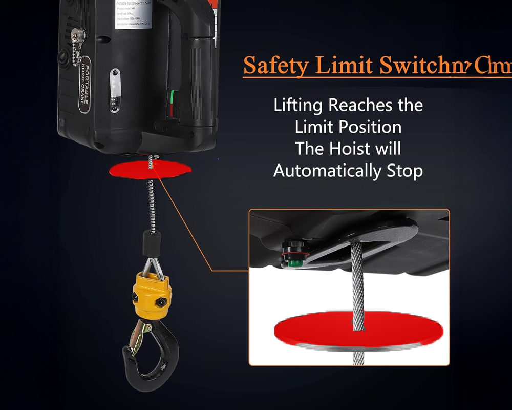 Portable Electric Hoist with Remote Control