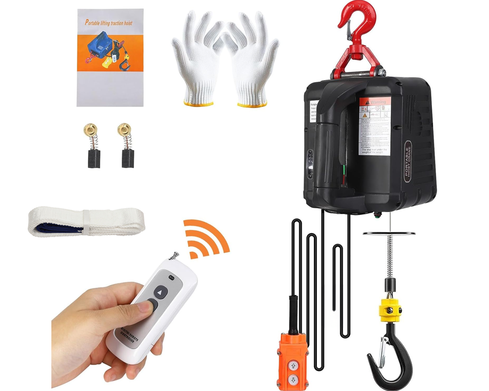 Portable Electric Hoist with Remote Control