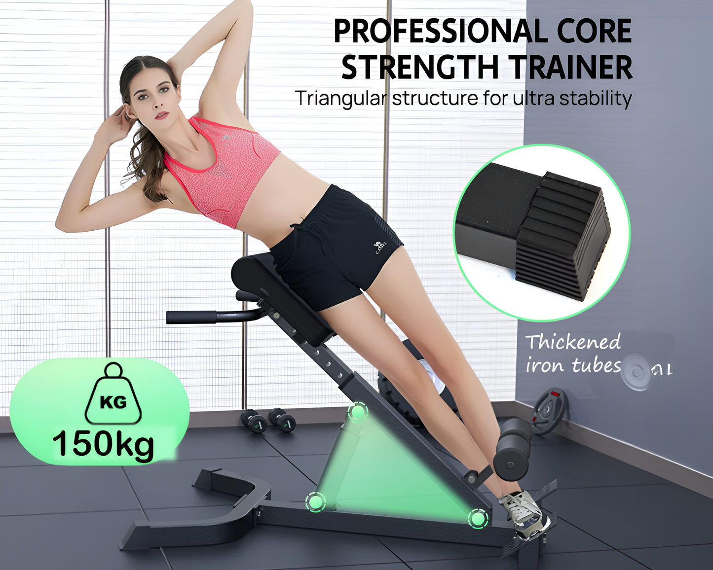 Adjustable Roman Chair Hyperextension Bench