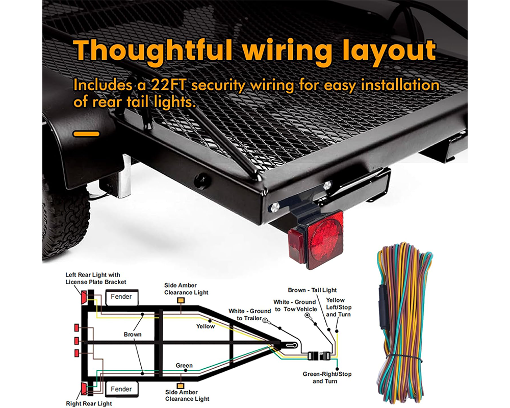 12V Trailer Light Kit – Complete Lighting Set for Trailers Under 80"