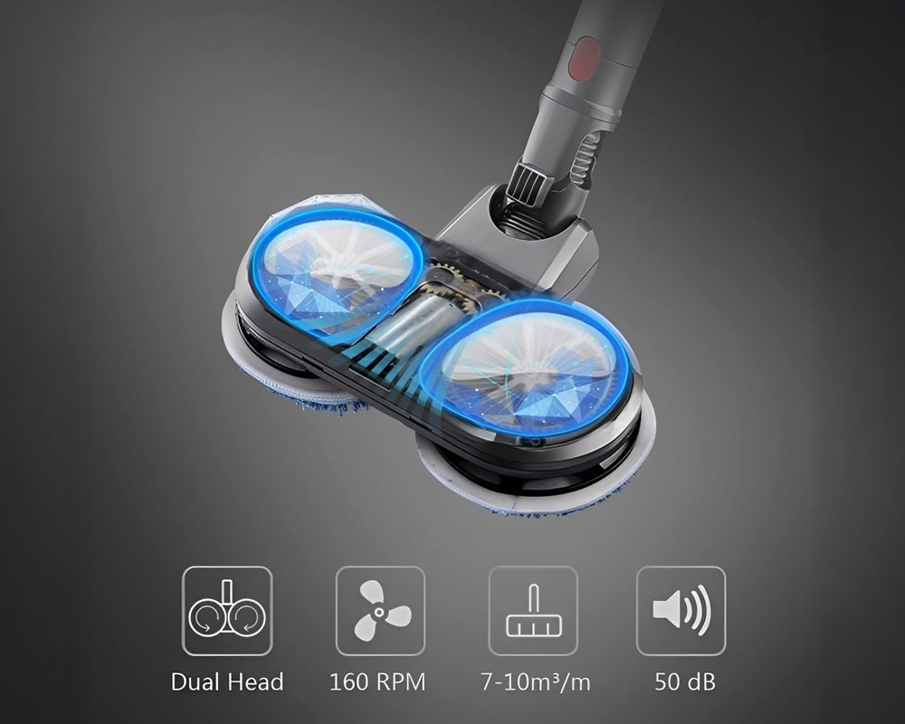 Electric Motorised Mop for Dyson V7 V8 V10 V11 V15 Cordless Vacuum Cleaners