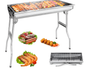 CHARCOAL BARBECUE STAINLESS STEEL