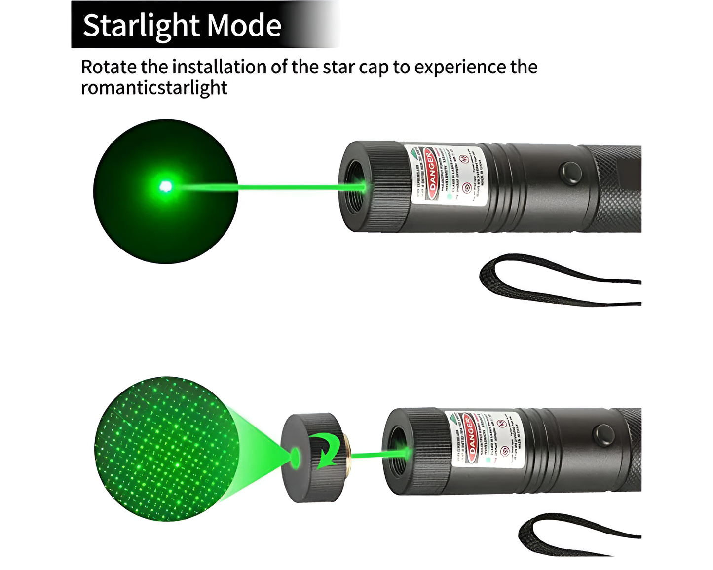 Rechargeable Laser Pointer Pen
