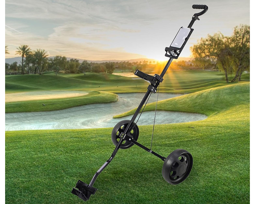 Golf Club Buggy Trolley Cart – Folding Trolley Golf Cart Trolley