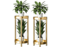 2 Tier Tall Metal Flower Plants Pot Holder