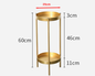 2 Tier Tall Metal Flower Plants Pot Holder
