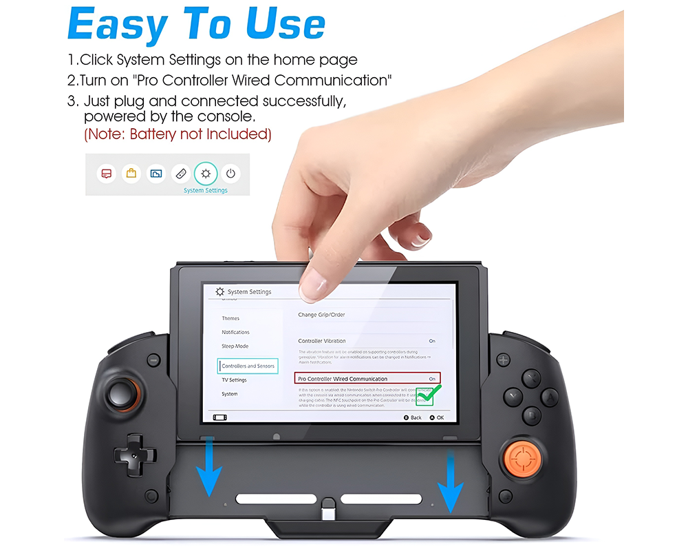 Plug And Play Game Controller For Nintendo Switch