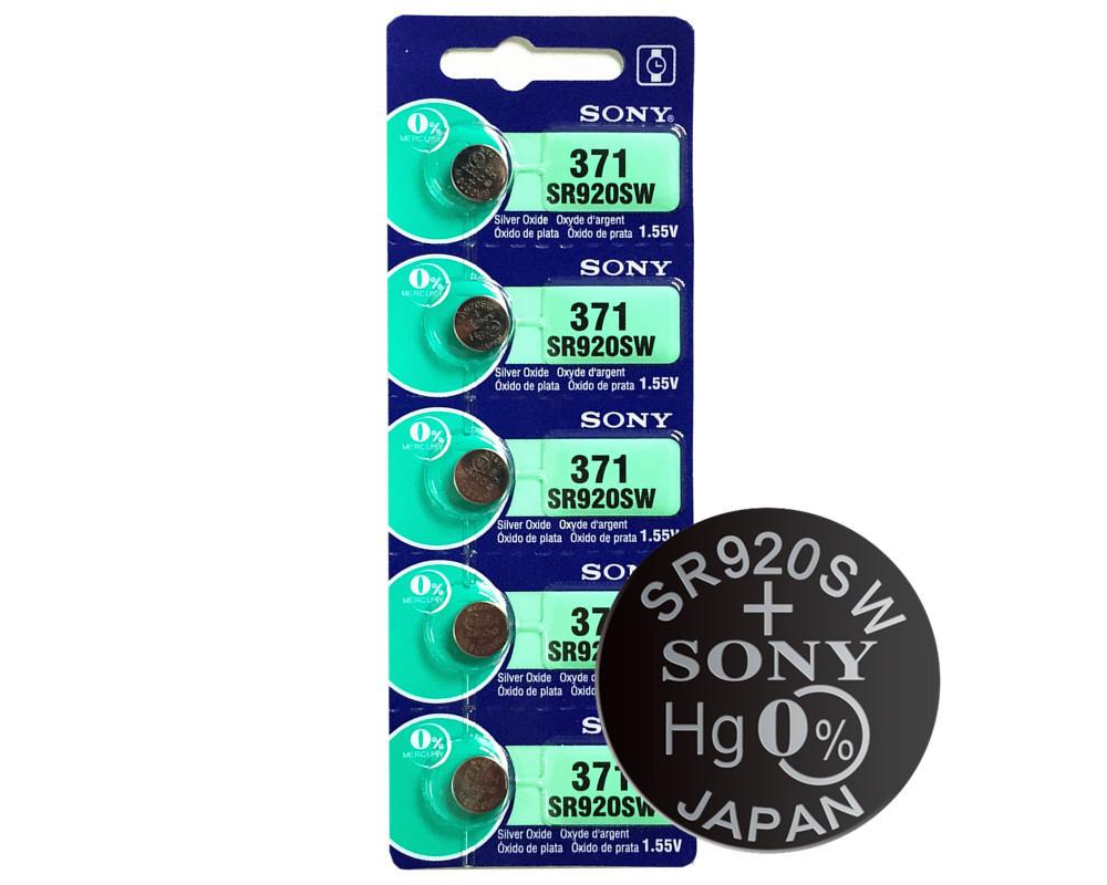 SONY / MURATA SR920SW Silver Oxide 1.55V Watch Batteries Replacement