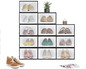 Shoe Storage Box Drawer Rack Cabinet 12PCs