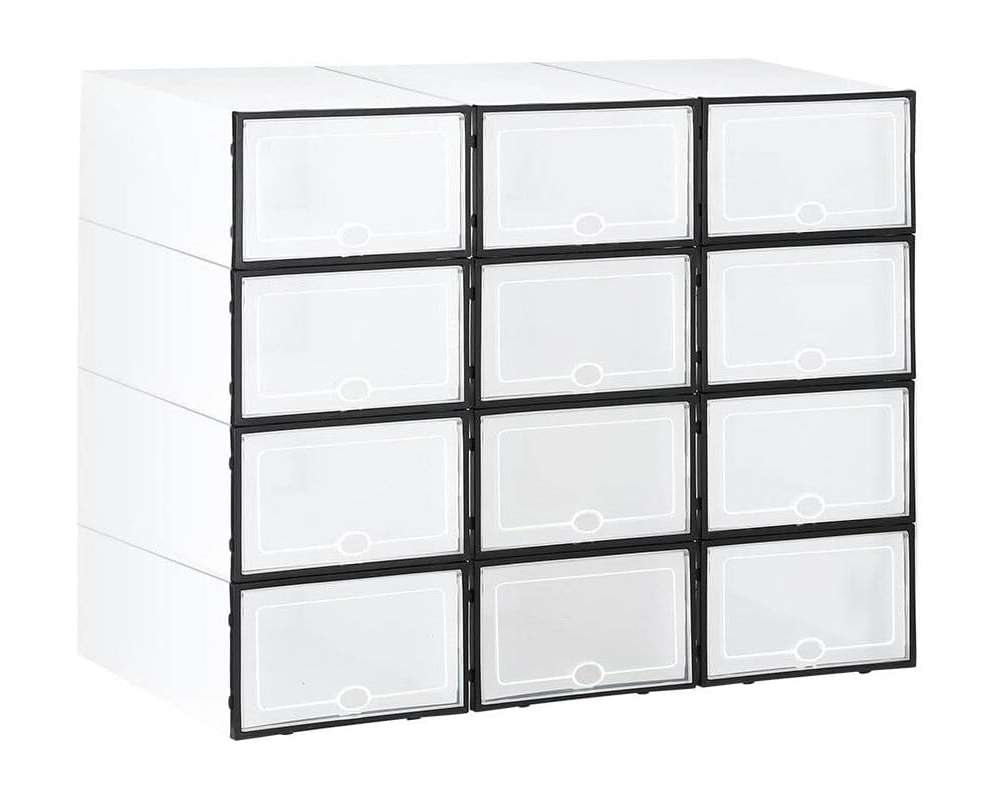 Shoe Storage Box Drawer Rack Cabinet 12PCs