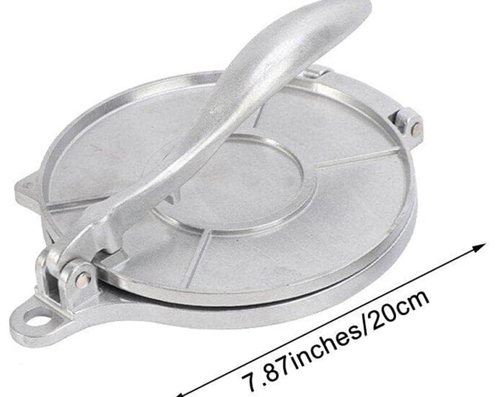 20cm Premium Tortilla Press Flat Bread Maker Taco Roti Chapati Health Food Pastry