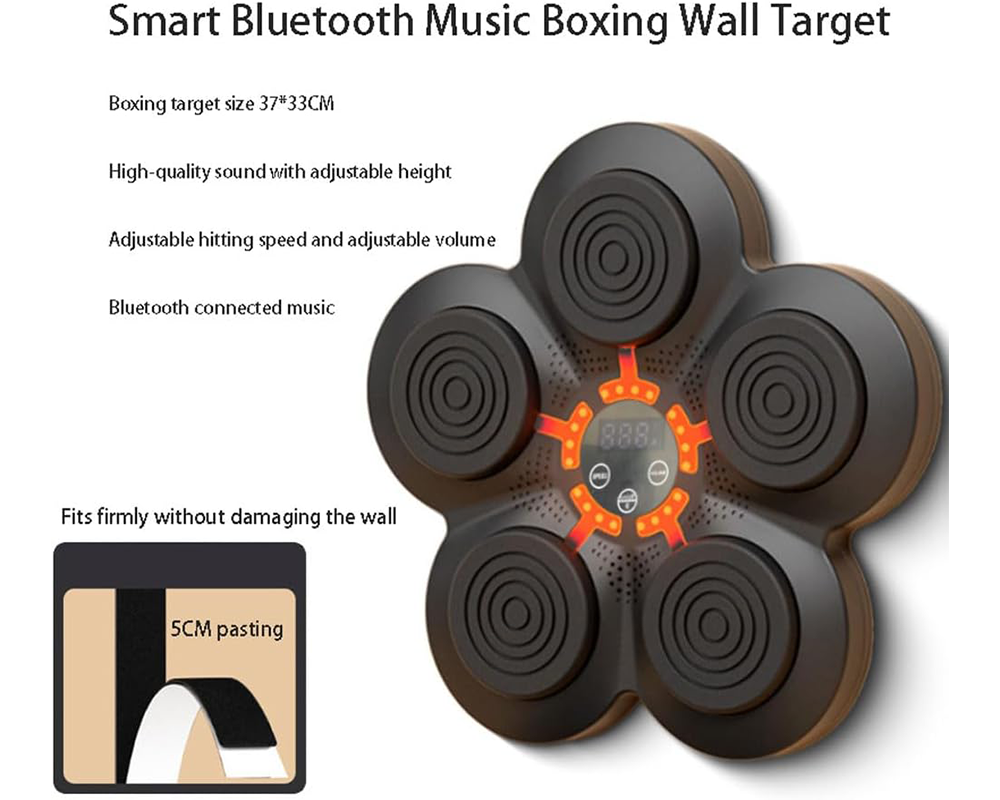 Bluetooth Music Boxing Machine – Wall-Mounted
