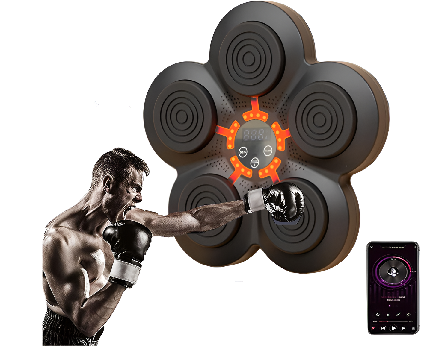 Bluetooth Music Boxing Machine - Wall-Mounted