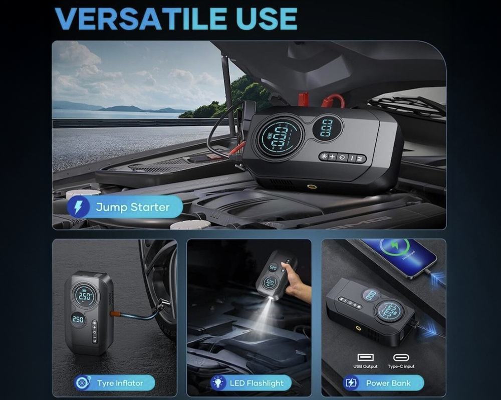 Car Jump Starter Power Bank Booster