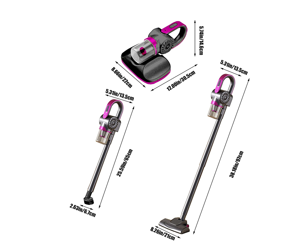 3-in-1 Cordless Stick Vacuum Cleaner