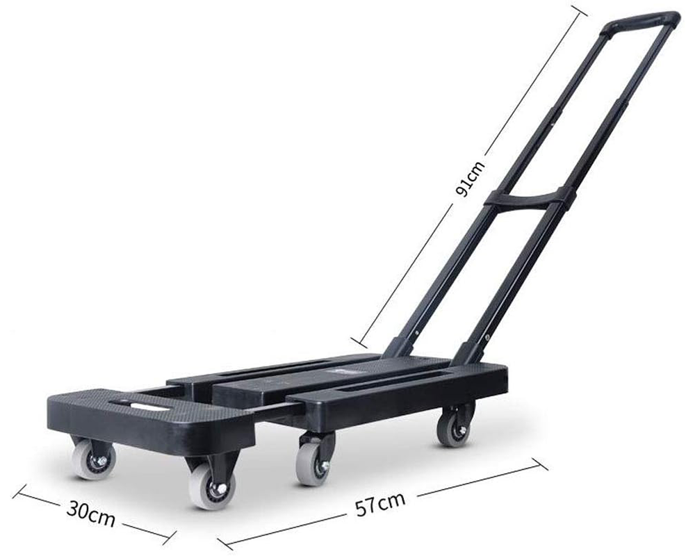 Folding Trolley Cart Push Luggage Cart
