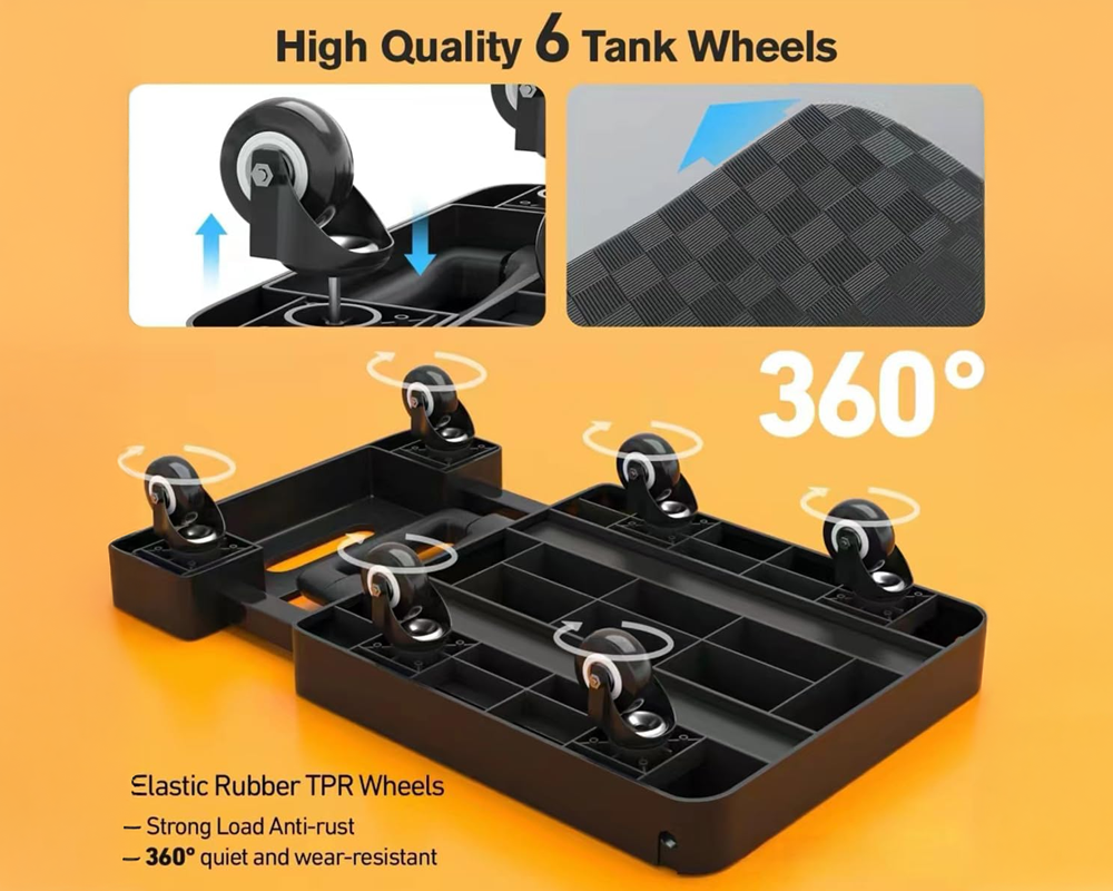 Folding Trolley Cart Push Luggage Cart