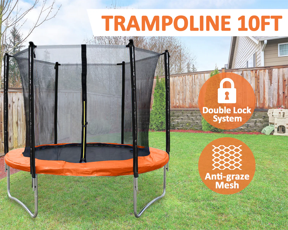 10FT Trampoline Family Trampolines