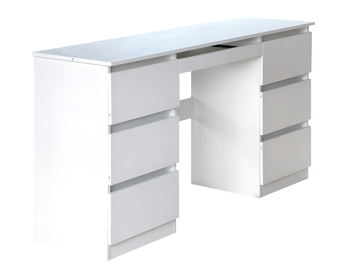 Office Desk Dressing Table With 6 Drawers