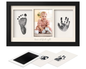 Baby foot print frame wood