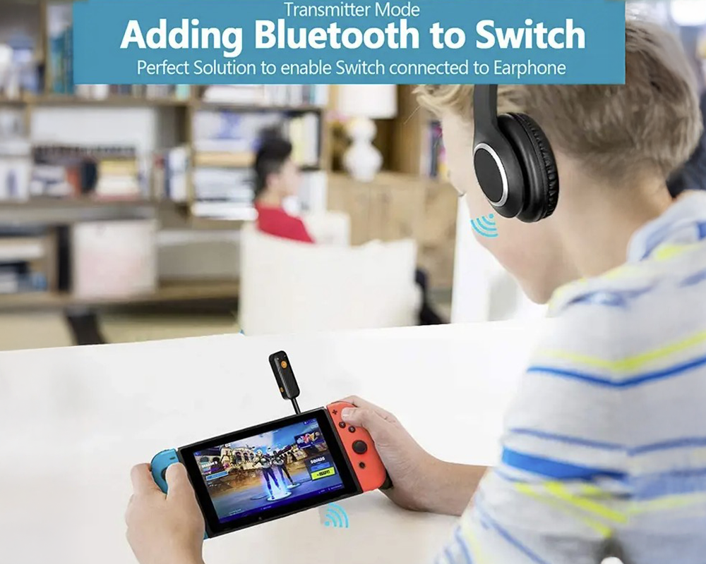 Bluetooth Audio Adapter 2 in 1 Transmitter & Receiver for TV, Car Stereo & Headphones