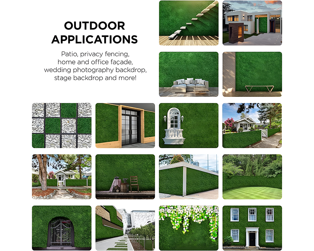 Artificial Hedge Wall – 14-Piece Decorative Boxwood Panels 60×40cm