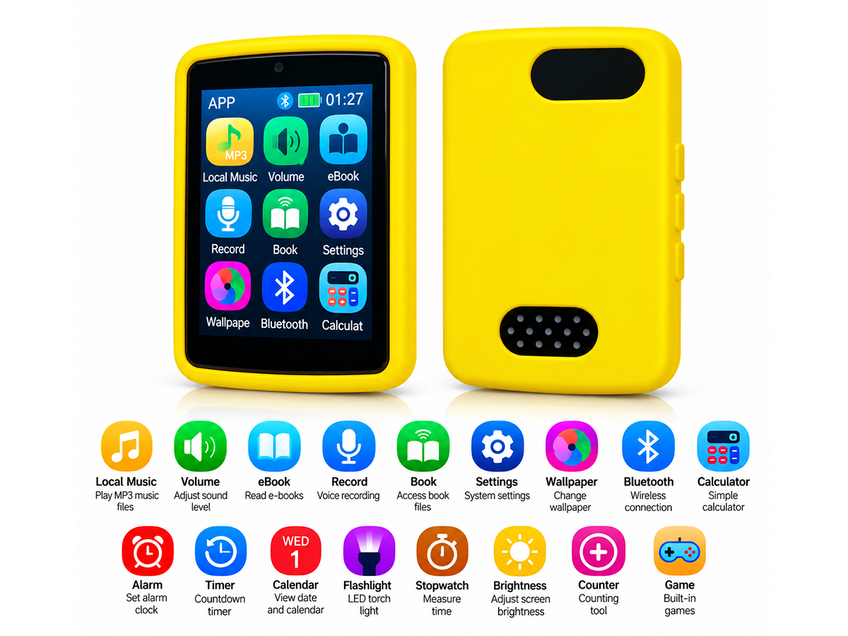 32Gb Bluetooth Mp3 / Mp4 Music Player With Radio & E Book Playback 32Gb iPods & MP3 Players
