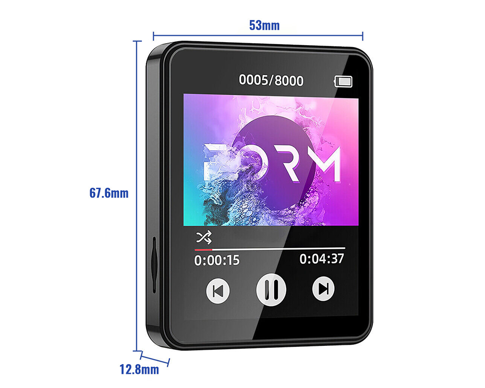 128Gb Bluetooth Mp3 / Mp4 Music Player With Radio & E Book Playback 128Gb iPods & MP3 Players