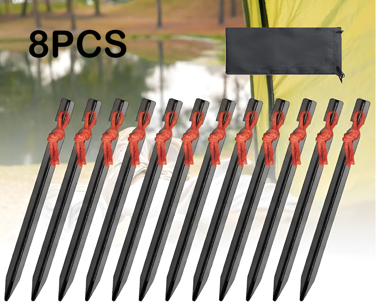 Ultralight Aluminium Camping Tent Pegs