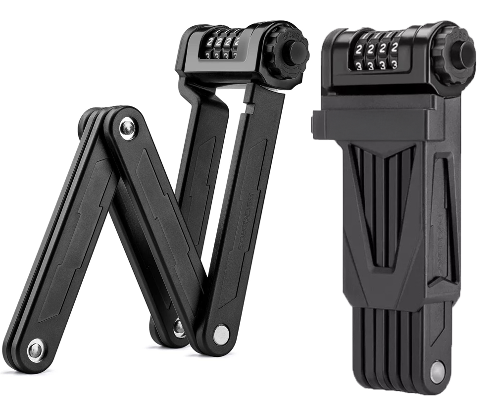 Folding Bike Lock 4 Digit Foldable Design