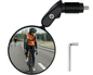 Bicycle Rear View Mirror Adjustable Handlebar Mounted Convex Mirror