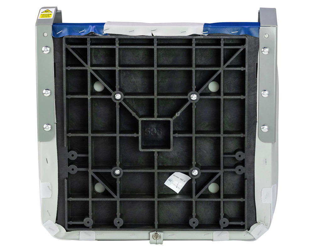 Boat Seat White and Blue